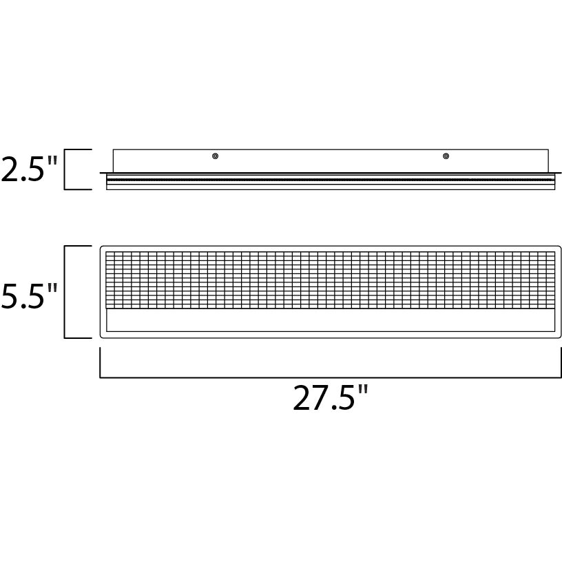 Sparkler LED 27.5 inch Polished Chrome Bath Vanity Light Wall Light