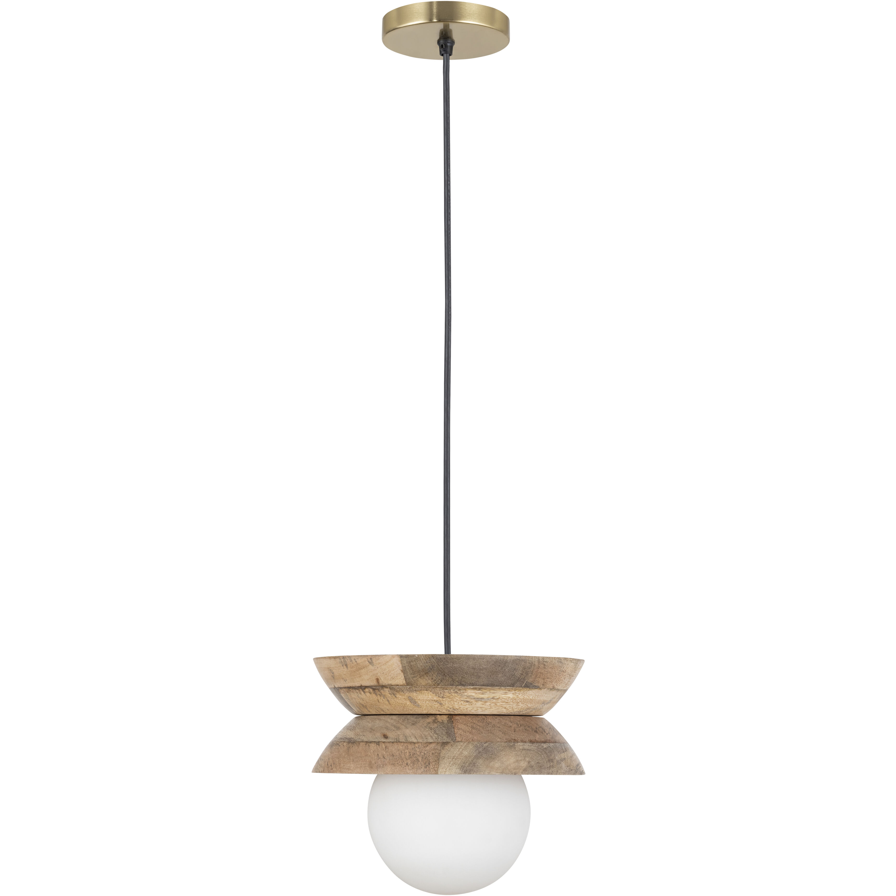 Kali 1 Light 9.8 inch Natural Pendant Ceiling Light