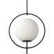 Farrah 11.81 inch Black Pendant Light Ceiling Light