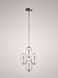 Aura 4 Light 0.75 inch Chrome Pendant Ceiling Light