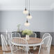 Art Glass 1 Light 8 inch English Bronze Mini Pendant Ceiling Light