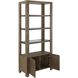 Markham Brown with Clear Bookshelf