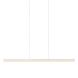 Stiletto LED 44.25 inch Satin White Pendant Ceiling Light in Standard Suspension