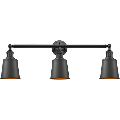 Franklin Restoration Addison 3 Light 32 inch Oil Rubbed Bronze Bath Vanity Light Wall Light, Franklin Restoration