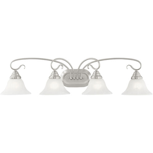 Coronado 4 Light 36 inch Brushed Nickel Bath Vanity Wall Light