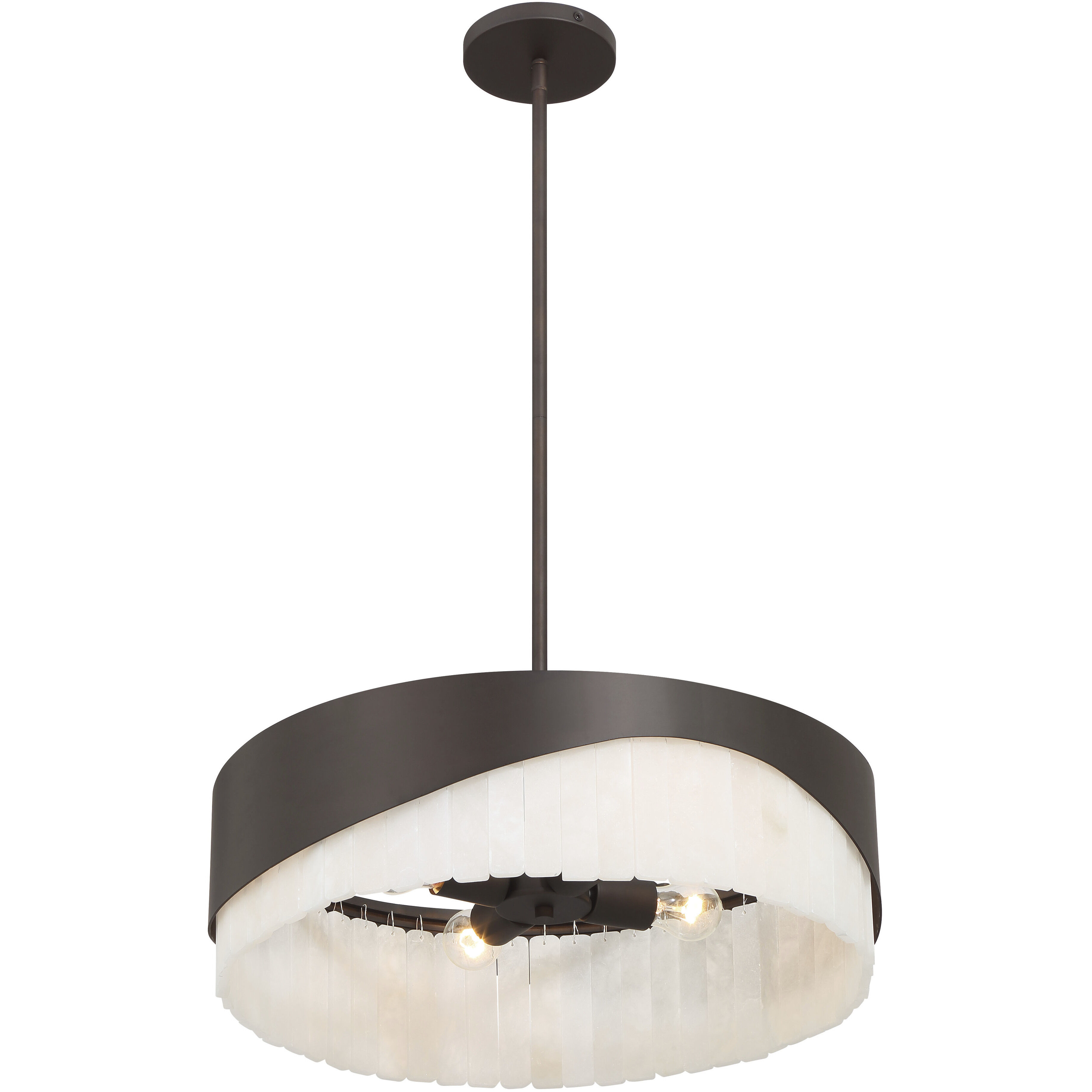 Sway 4 Light 20 inch Dark Bronze Pendant Ceiling Light