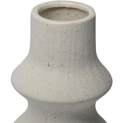 Lacy White Outdoor Vase