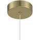 Pingo LED 1.5 inch Soft Brass Mini Pendant Ceiling Light