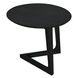 Cantilever 22 X 20 inch Charcoal Black Accent Table