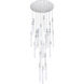 Weston 25 Light 42 inch Chrome Pendant Ceiling Light