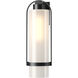 Alcove 1 Light 23.2 inch Coastal Black Outdoor Sconce in Frosted, Large