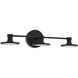 Alora Mood Issa LED 20.5 inch Matte Black Bath Vanity Light Wall Light