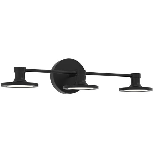 Alora Mood Issa LED 20.5 inch Matte Black Bath Vanity Light Wall Light