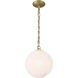 Marbelle 1 Light 10 inch Legacy Brass Pendant Ceiling Light