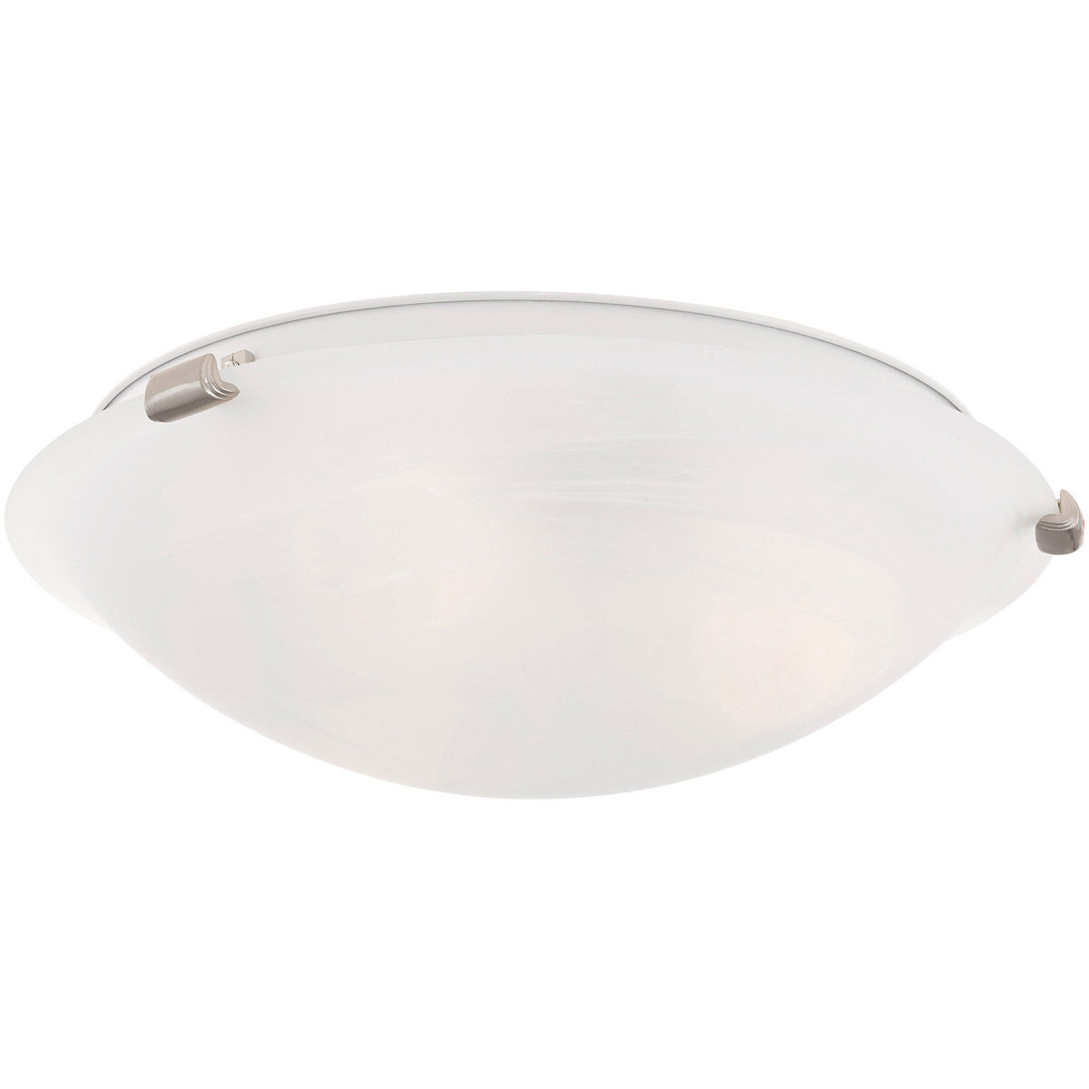 Oasis 3 Light 17 inch Brushed Nickel Semi-Flush Mount Ceiling Light