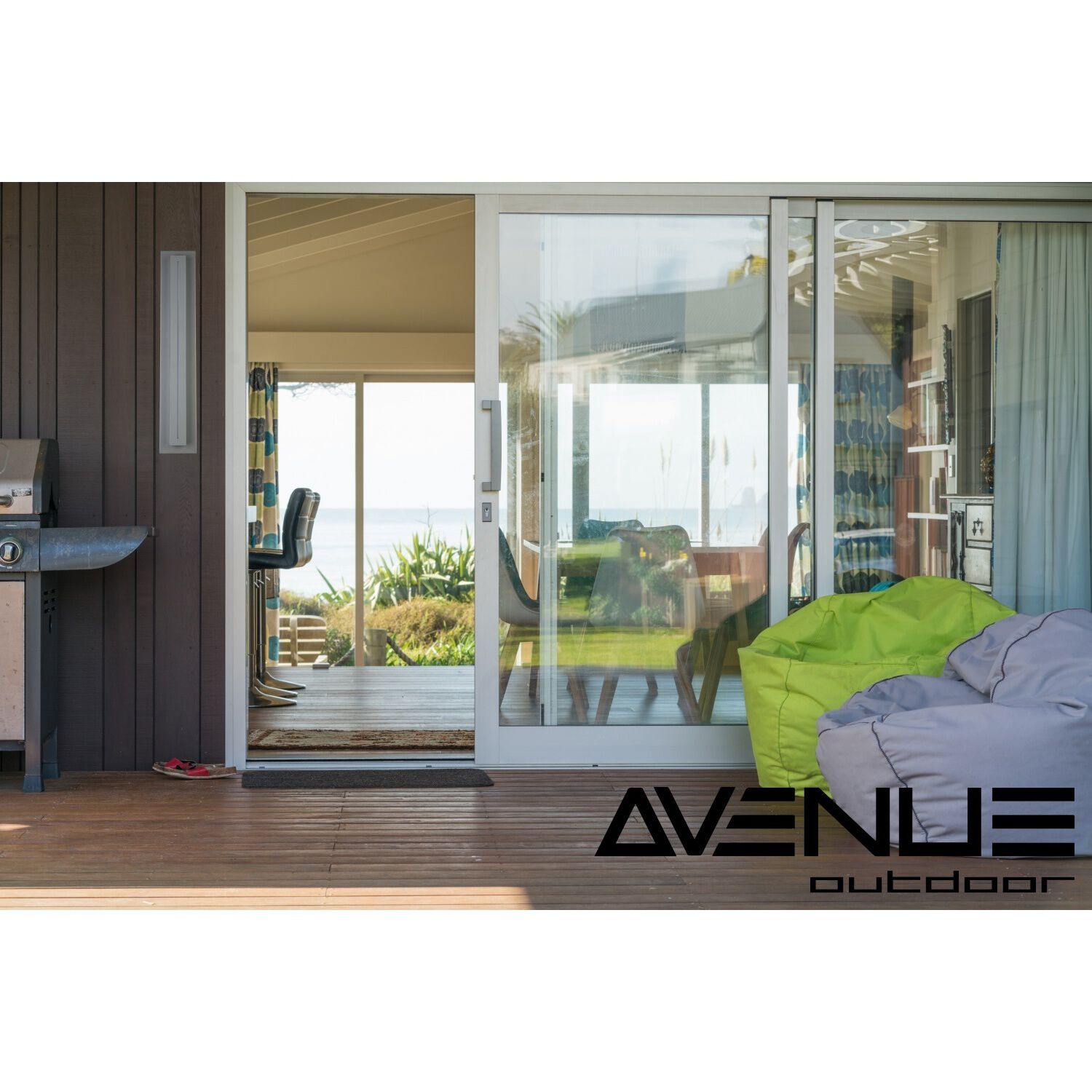 Avenue Outdoor LED 28 inch Silver Outdoor Wall Mount