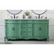 Danville 72 X 21 X 36 inch Vintage Mint Vanity Sink Set