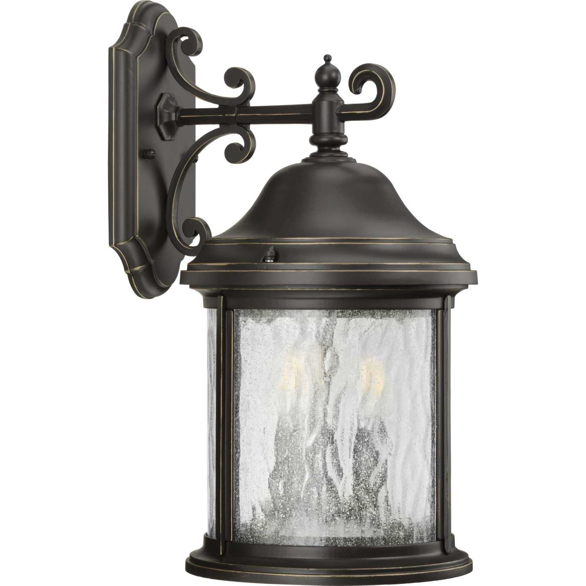 Renee 3 Light 17 inch Antique Bronze Outdoor Wall Lantern