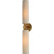 Aveline 2 Light 27.25 inch Natural Aged Brass ADA Wall Sconce Wall Light