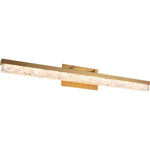 Minx LED 38.5 inch Aged Brass Bath Vanity & Wall Light in 39in.