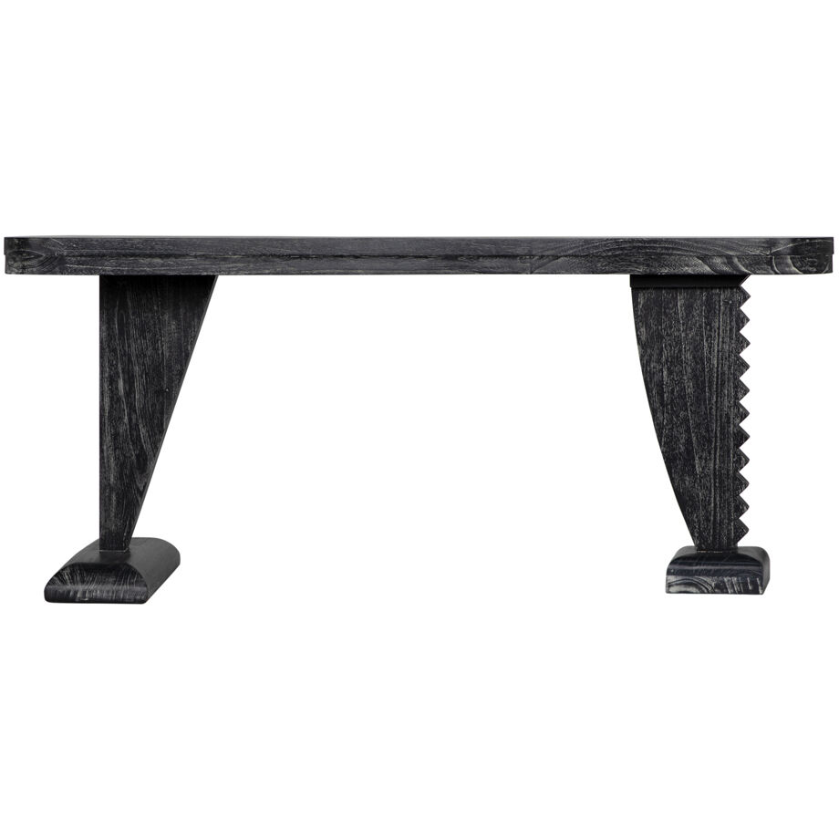 Zigmund 69.5 X 26 inch Cinder Black Desk