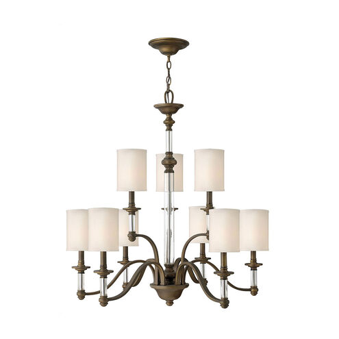 Sussex 9 Light 32 inch English Bronze Chandelier Ceiling Light