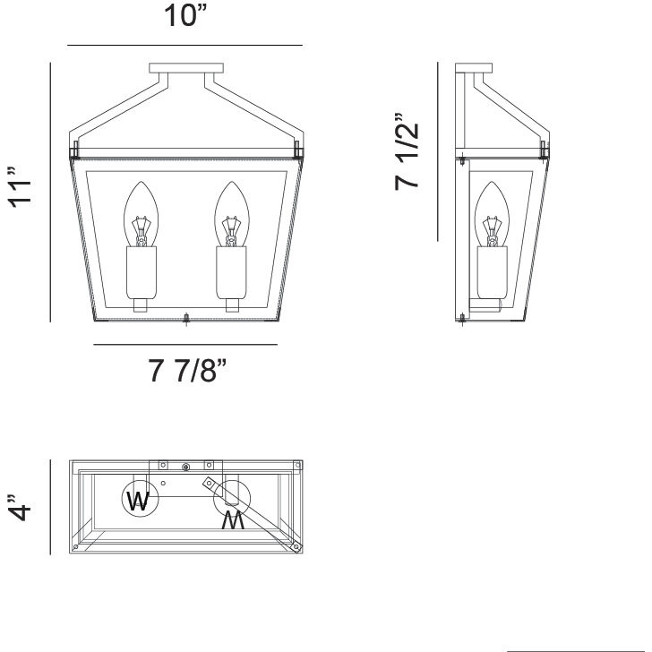 Mavonshire Wall Sconce Wall Light in White and Aged Gold Brass
