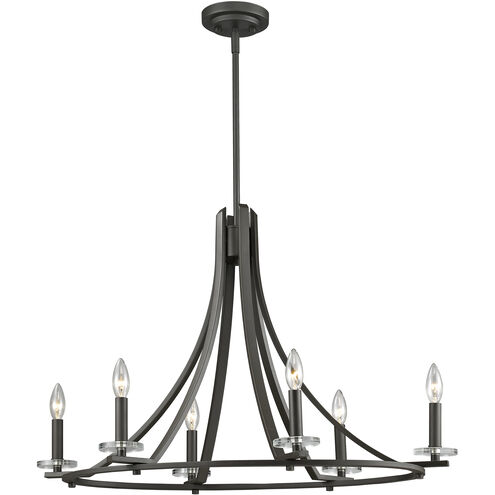 Verona 6 Light 32.25 inch Bronze Chandelier Ceiling Light