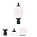 Acorn 1 Light 20 inch Matte Black Exterior Post Mount Light