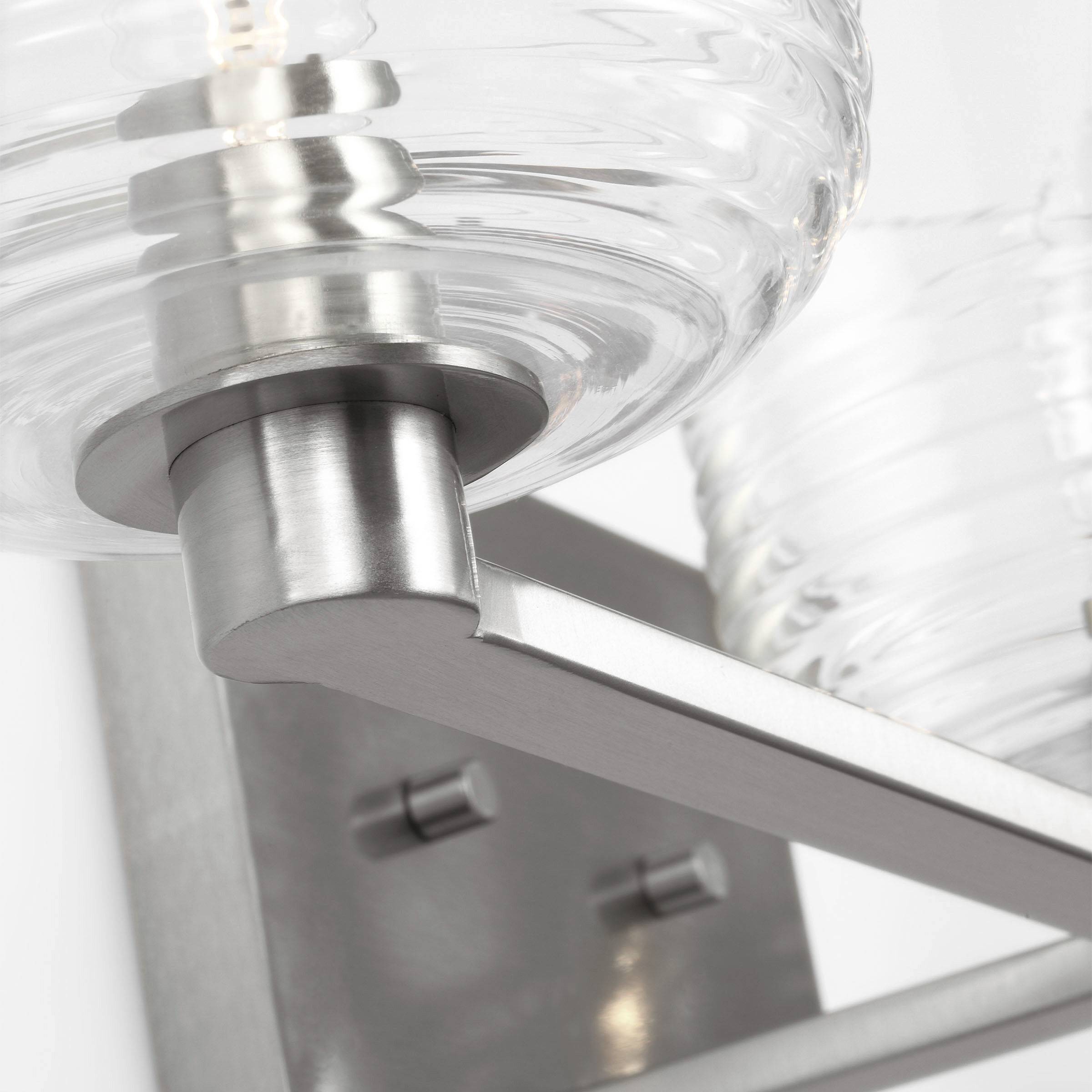 Drew & Jonathan Lochdale 3 Light 24.25 inch Brushed Nickel Vanity Light Wall Light, Large