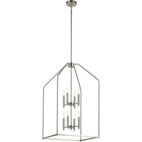 Madden 8 Light 20 inch Brushed Nickel Large Foyer Pendant Ceiling Light