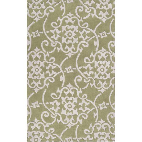 Cosmopolitan 156 X 108 inch Green and Gray Area Rug, Polyester