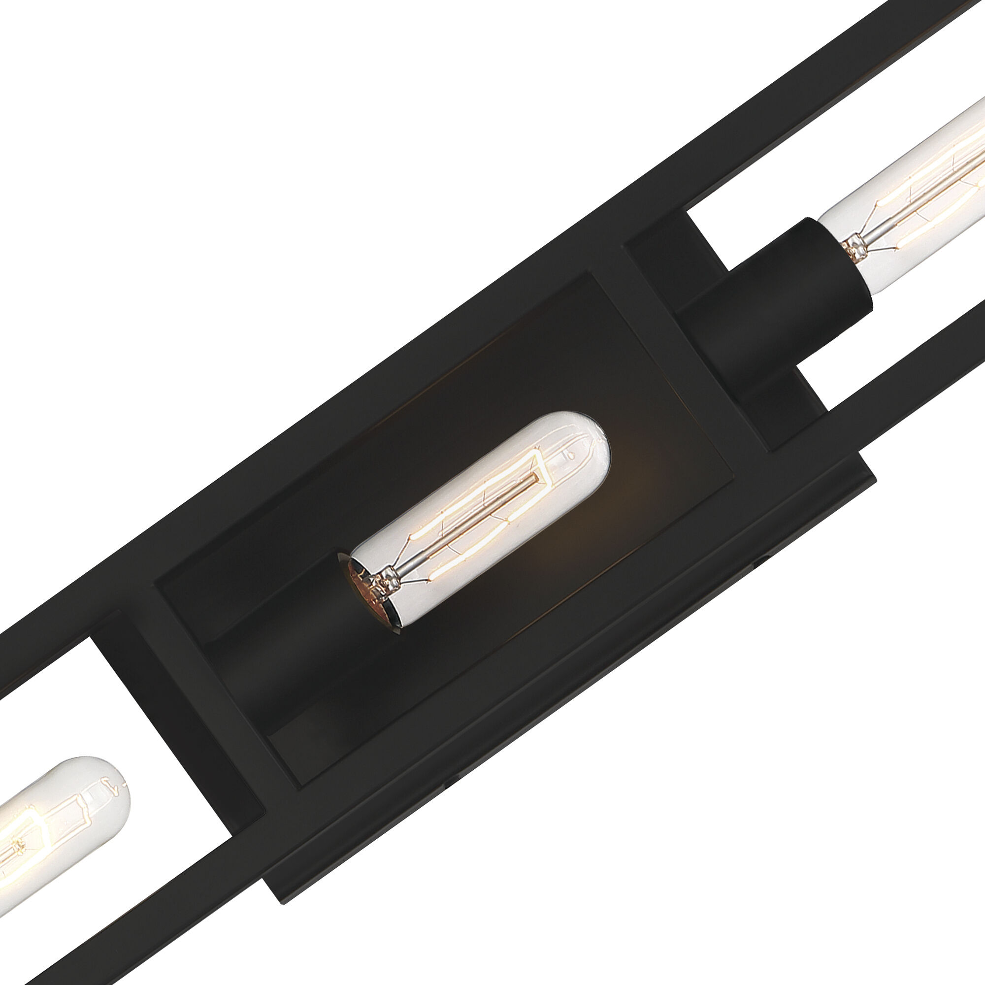 Urban Oasis 3 Light 25 inch Matte Black Vanity Light Wall Light