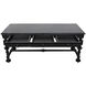 Portuguese 72 X 32 inch Hand Rubbed Black Desk