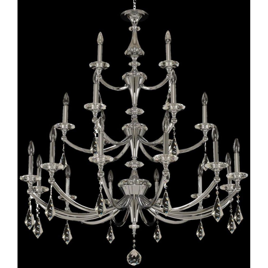Floridia 21 Light 42 inch Chrome Chandelier Ceiling Light