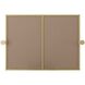 Amoura 32 X 24 inch Brass Mirror