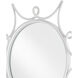 Sabina 23 inch Gesso White/Mirror Mirror, Small