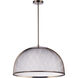 Sculptural Statement LED 24.25 inch Satin Brass Pendant Ceiling Light