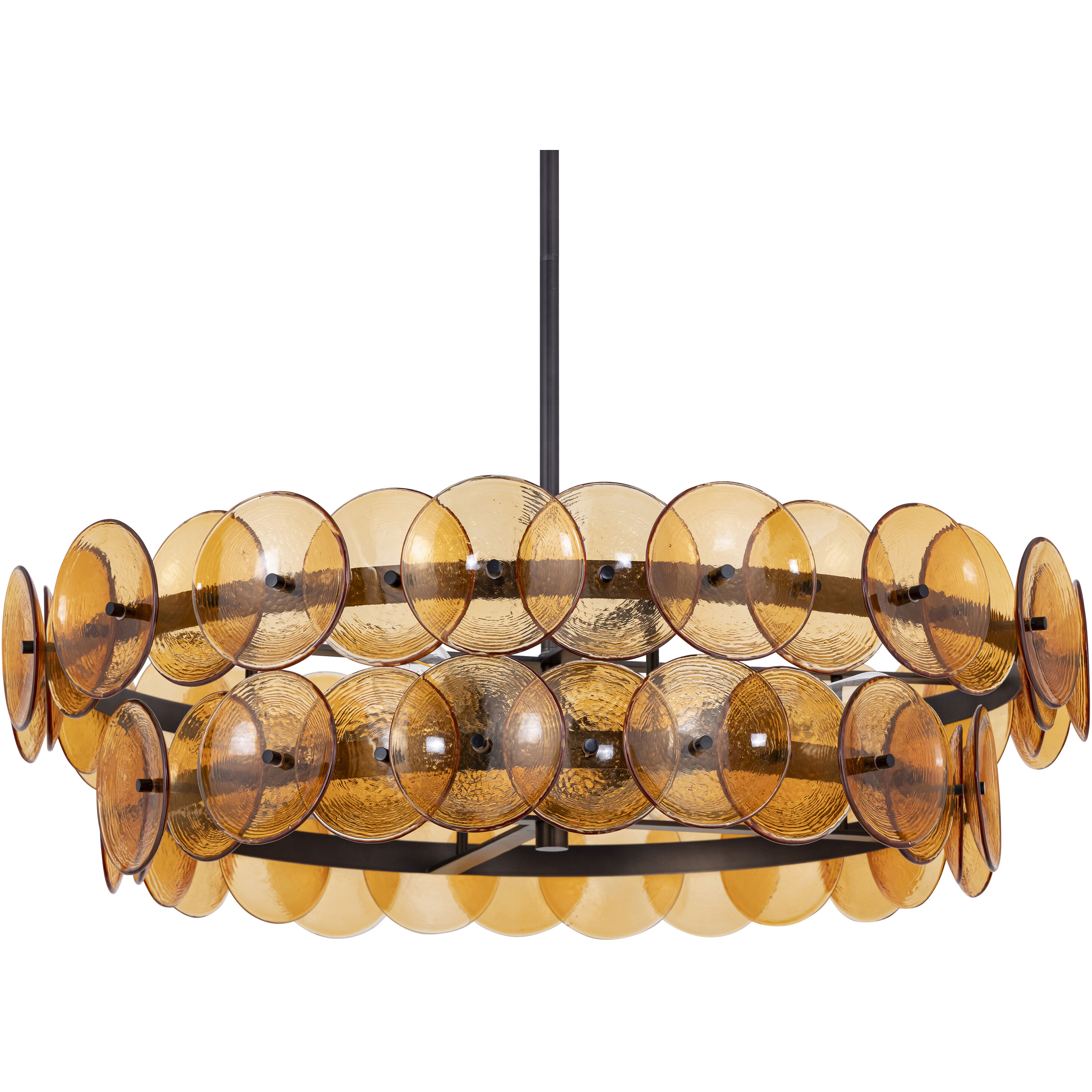 Loren 4 Light 32 inch Gunmetal Multi-Tier Chandelier Ceiling Light