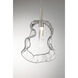 Norah 1 Light 5.5 inch Polished Nickel Standard Pendant Ceiling Light in Clear