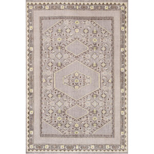 Zahra 102 X 66 inch Charcoal, Medium Gray, Khaki Rug