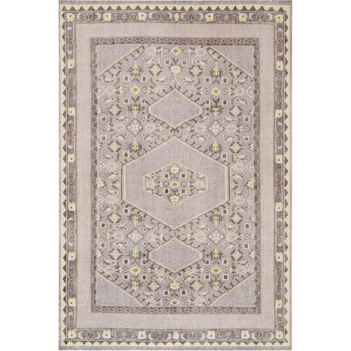 Zahra 102 X 66 inch Charcoal, Medium Gray, Khaki Rug