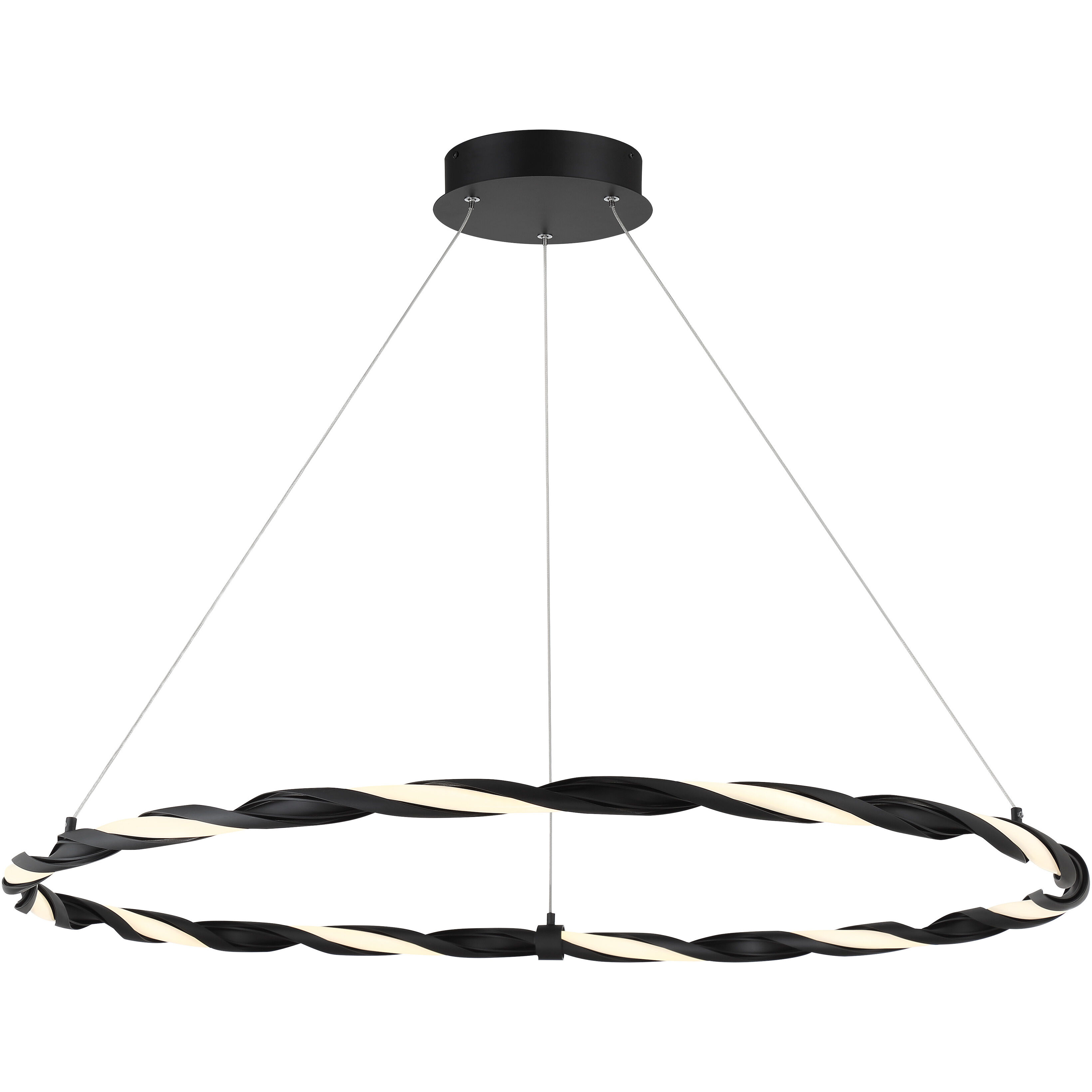 Convolution LED 36.25 inch Coal Pendant Ceiling Light, Island Light