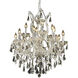 Maria Theresa 13 Light 27 inch Chrome Dining Chandelier Ceiling Light in Clear, Royal Cut