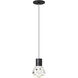 Sean Lavin Kira LED Black Pendant Ceiling Light in Gray Cord, LED 90 CRI 2200K-3000K, Integrated LED