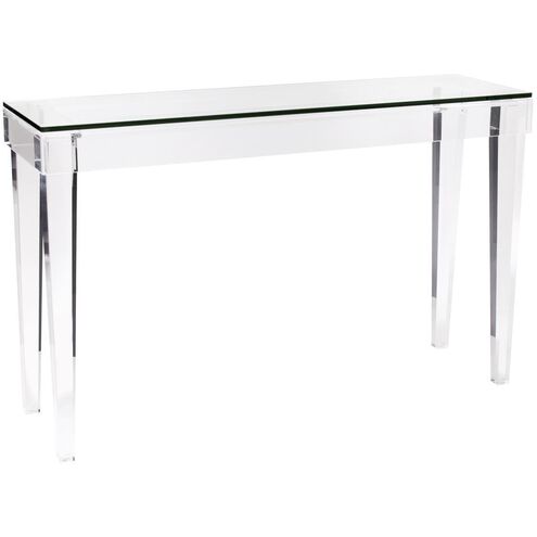 Clarette 48 inch Clear Console Table