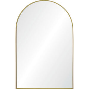 Durness 36 X 24 inch Satin Brass and Clear Mirror