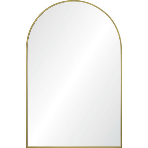 Durness 36 X 24 inch Satin Brass and Clear Mirror