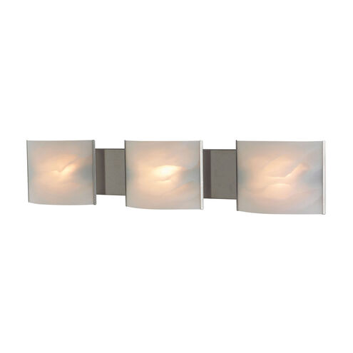 Cicero 3 Light 30 inch Stainless Steel Vanity Light Wall Light