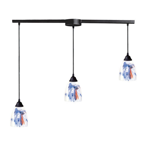 Maundays Bay 3 Light 36 inch Dark Rust Mini Pendant Ceiling Light